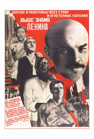Working people of all countries and oppressed colonies! Unite under the banner of Lenin. [1931]